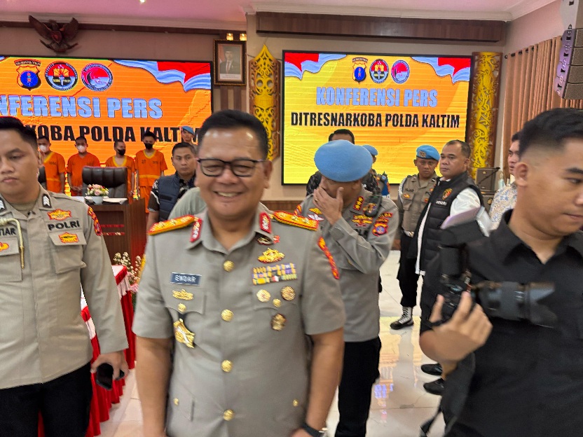 Polda Kaltim Tindak Tegas 3 Oknum Polisi Penyelundup Sabu di Samarinda