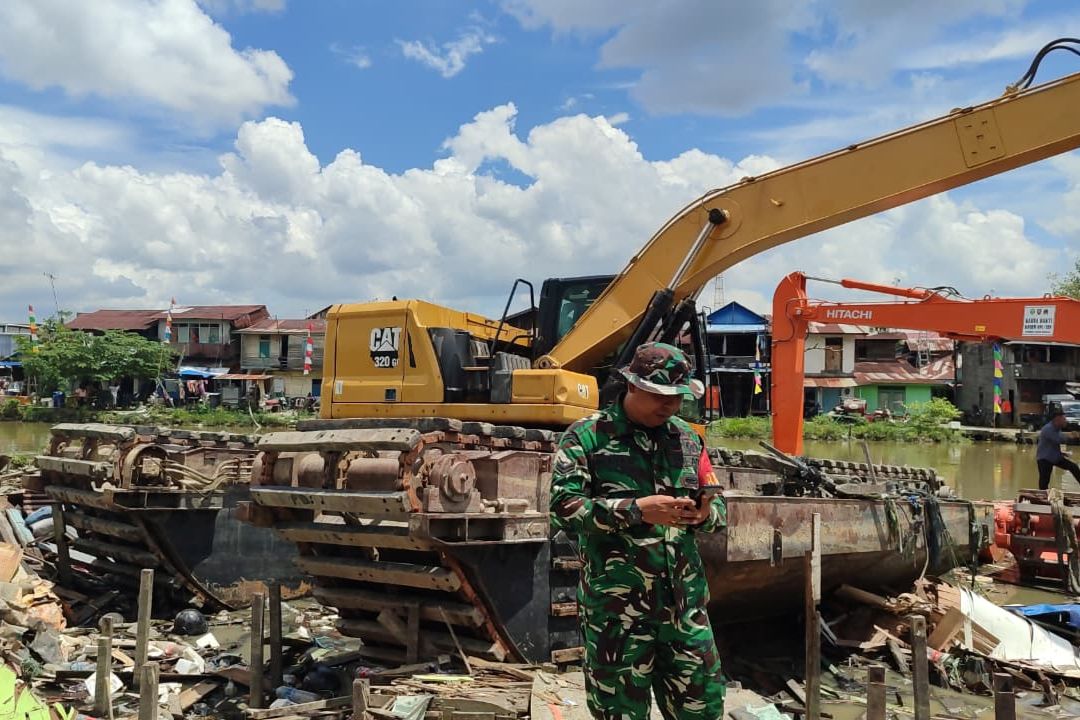 Normalisasi Sungai Karang Mumus, 93 Bangunan Dibongkar untuk Kendalikan Banjir di Samarinda