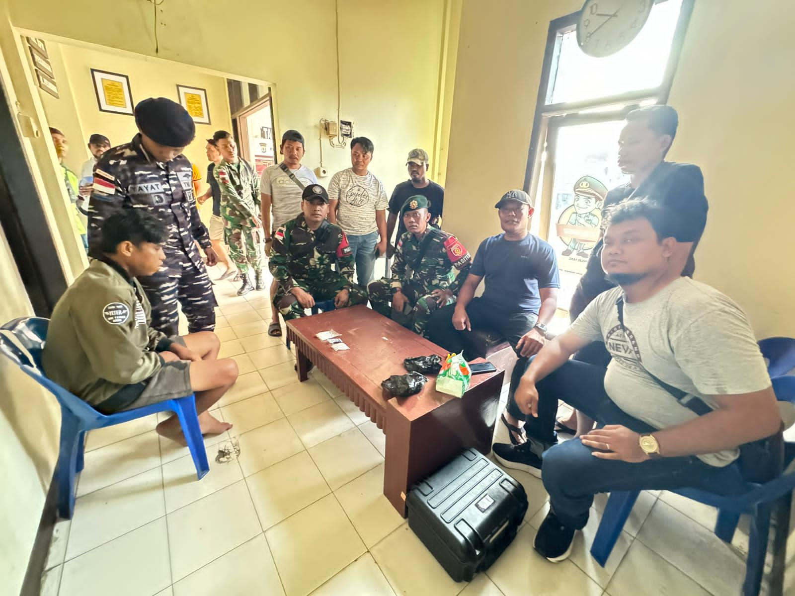 TNI-Polri Bersatu, 76 Gram Sabu Gagal Masuk ke Pelabuhan Tunon Taka