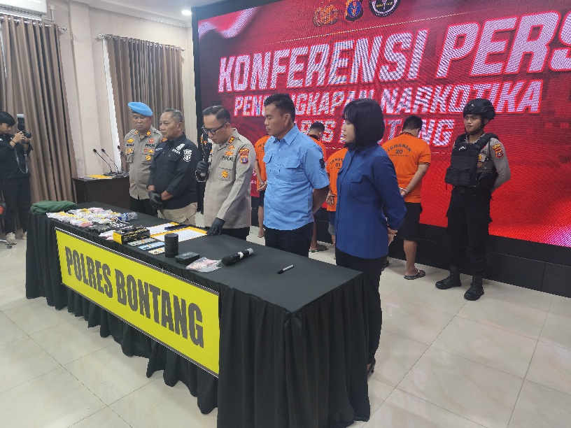 Satresnarkoba Polres Bontang Amankan 2,1 Kilogram Sabu Sepanjang Januari-November 2025