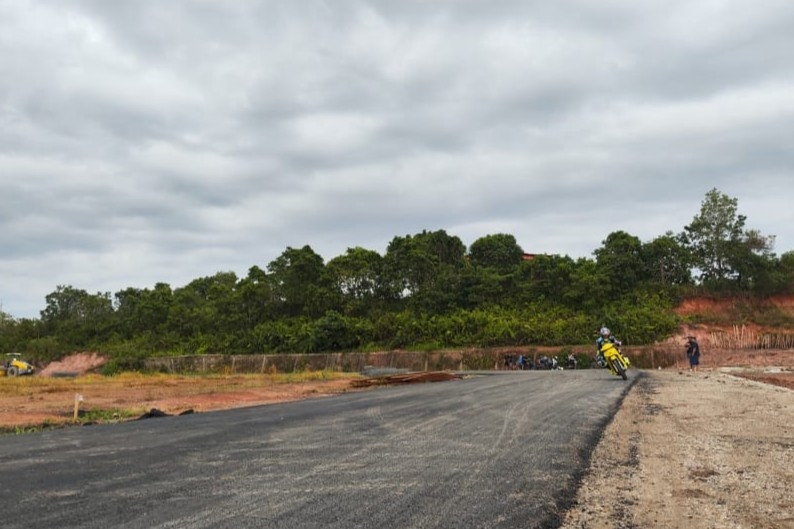 Jelang Kejurnas Balap Motor, Sirkuit Baru di Paser Mulai Dipakai Latihan