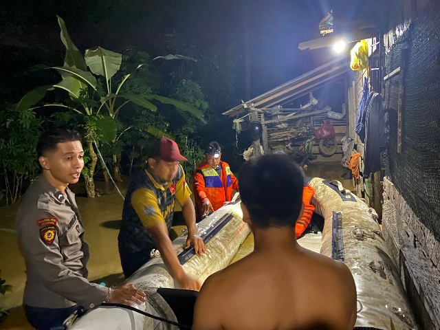 Sungai Karangan di Kutim Meluap, 300 KK Terdampak Banjir