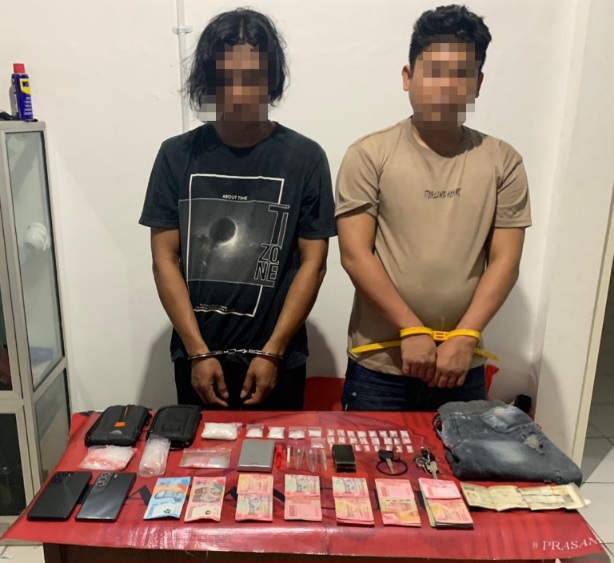 Polisi Bekuk 2 Pengedar Narkoba di Batu Sopang, 73,38 Gram Sabu Gagal Edar