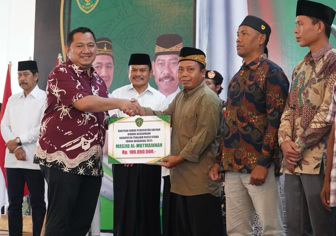Hadiri Halalbihalal PCNU PPU, Bupati Mudyat Ajak Perkuat Peran Sosial Keagamaan