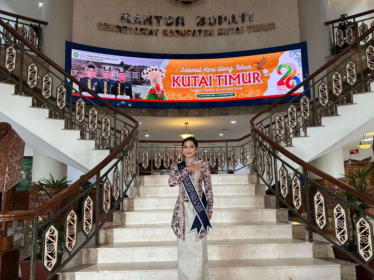 Dina Khasana, Siap Wakili Kaltim di Ajang Putera-Puteri Kebudayaan Indonesia 2025