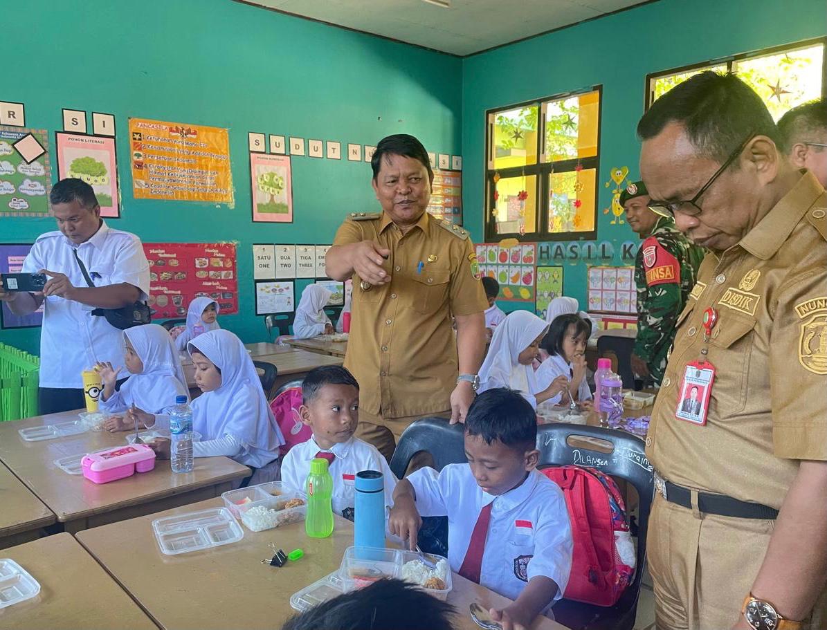 Makan Bergizi Gratis Pertama di Nunukan, Pengantaran Diminta Sesuai Jam Istirahat