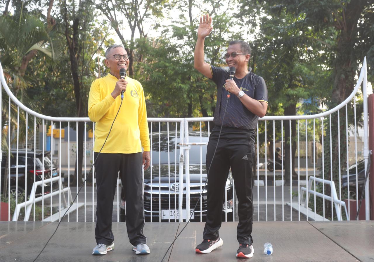 Dirut BPJS Kesehatan Ikut Senam Dahlan Iskan: Bisa Turunkan Risiko Serangan Jantung dan Diabetes 