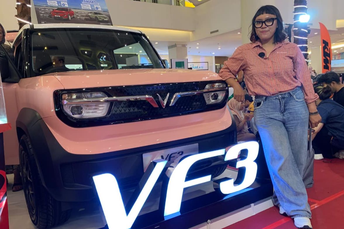Mobil Listrik VinFast VF 3 Curi Perhatian di IIMS Garage 2025 Balikpapan, Daya Jangkau Baterai Hingga 215 Km