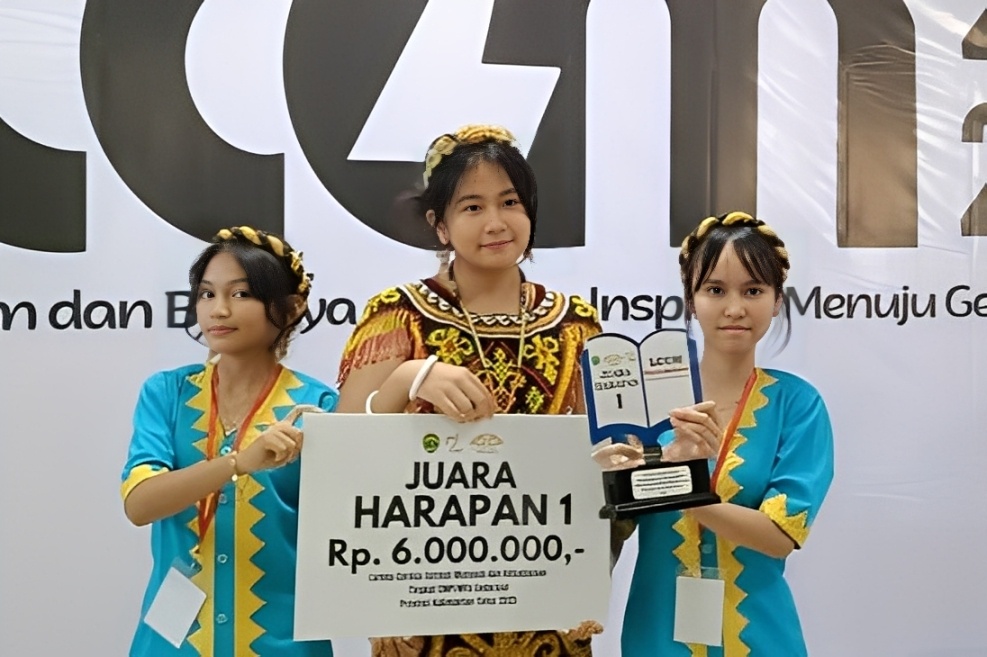 SMPN 1 Barong Tongkok Raih Juara Harapan I Lomba Cerdas Cermat Museum Kaltim 2025