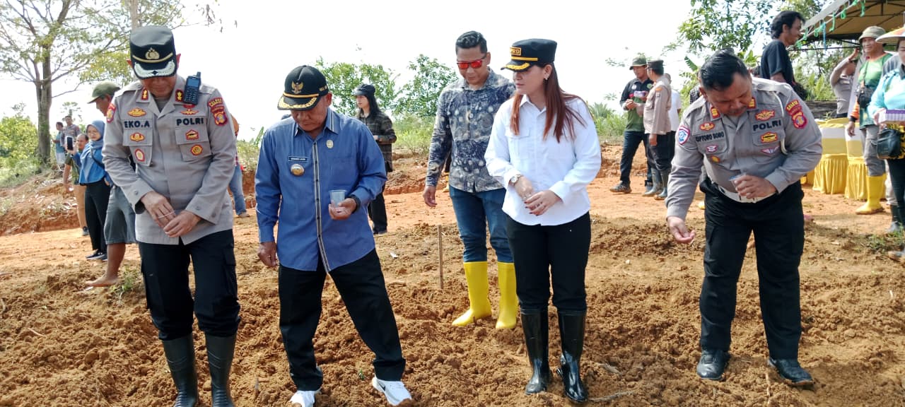 Pemkab dan DPRD Mahulu Dukung Langkah Polri Tanam Jagung