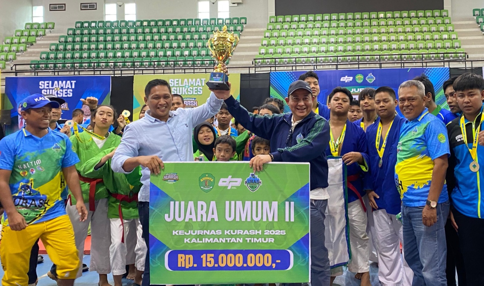 Kaltim Sabet Juara Umum II di Kejurnas Kurash 2025