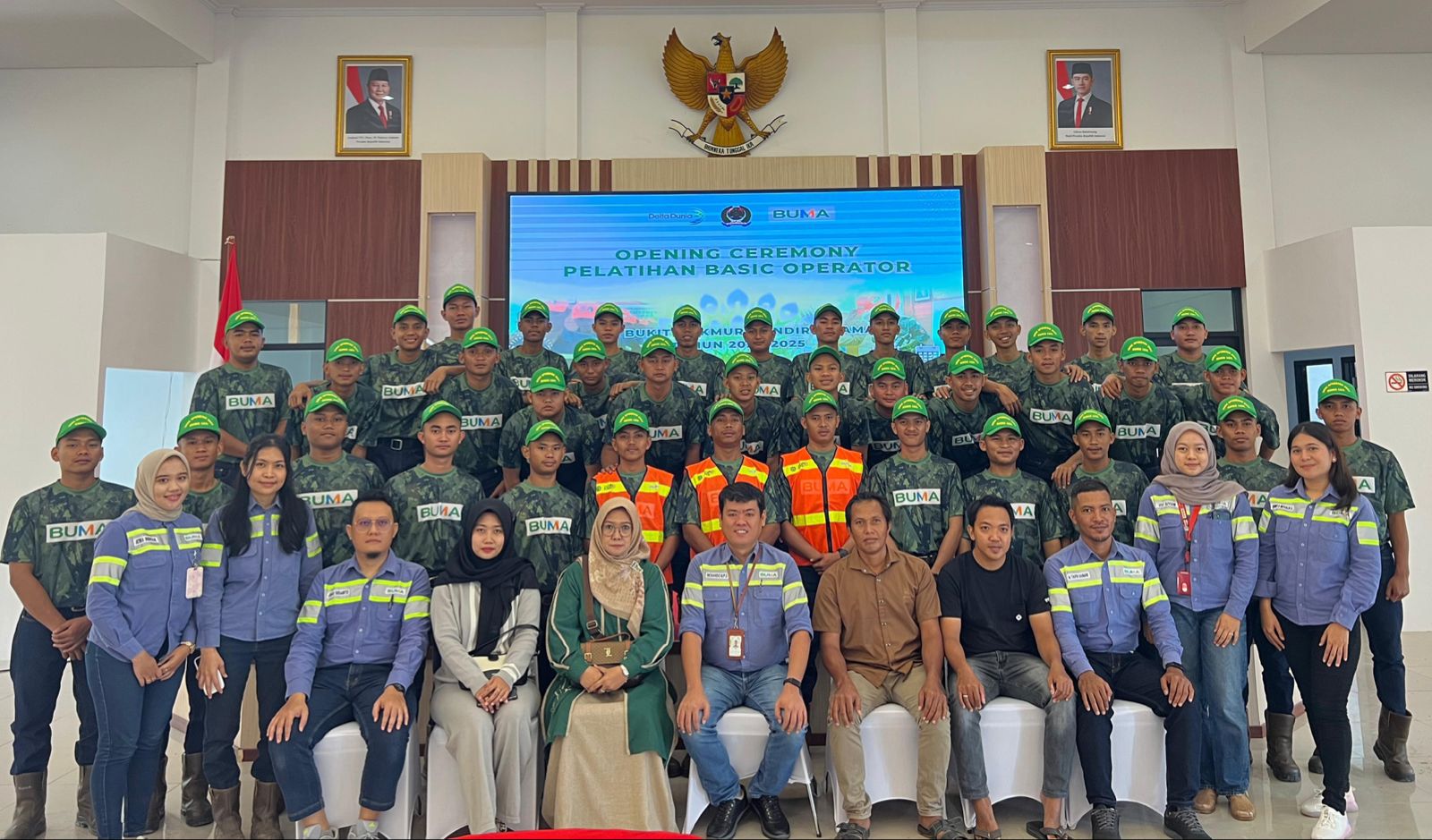 Perkuat Keterampilan Pemuda, BUMA Gelar Pelatihan Basic Operator