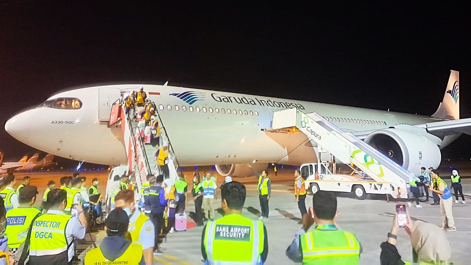 Bandara SAMS Terapkan Debarkasi Haji Satu Pintu, 5.712 Jamaah Dijadwalkan Tiba Bertahap