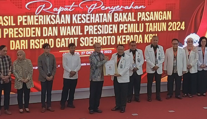 3 Pasangan Bakal Capres - Cawapres Dinyatakan Lolos Tes Kesehatan   