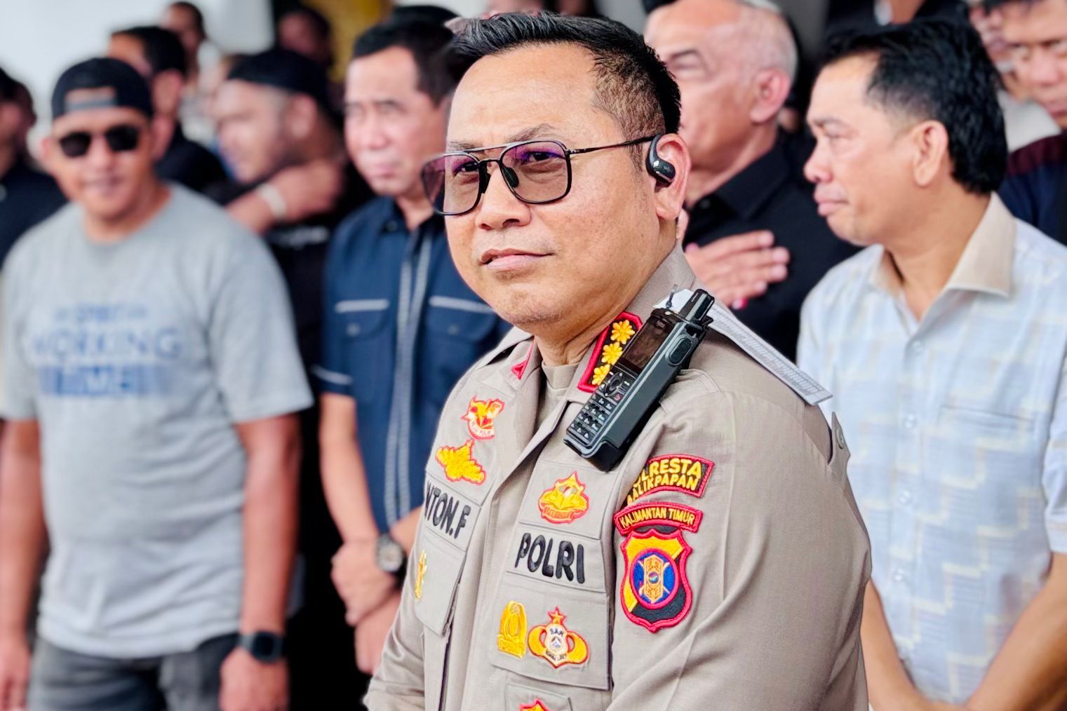 Kapolresta Balikpapan Pamit, Sebut Masyarakat Heterogen Jadi Kekuatan Kota Minyak