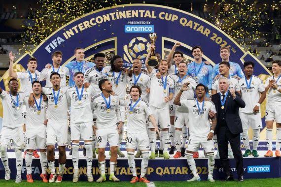 Real Madrid Kukuhkan Kedigdayaan Sebagai Club Papan Atas Dunia usai Menangi Piala Interkontinental 2024