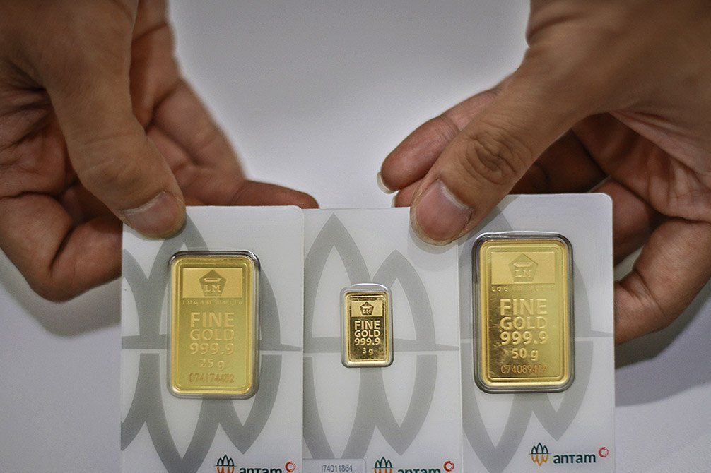 Harga Emas Antam Turun 3 Hari Berturut-turut, Emas Global Juga Loyo
