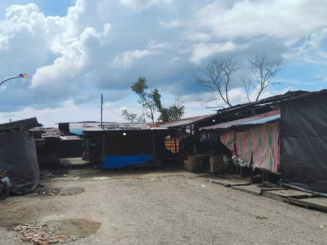 Lapak Hamparan Pasar Penyembolum di Paser akan Dibuat Bangunan Baru