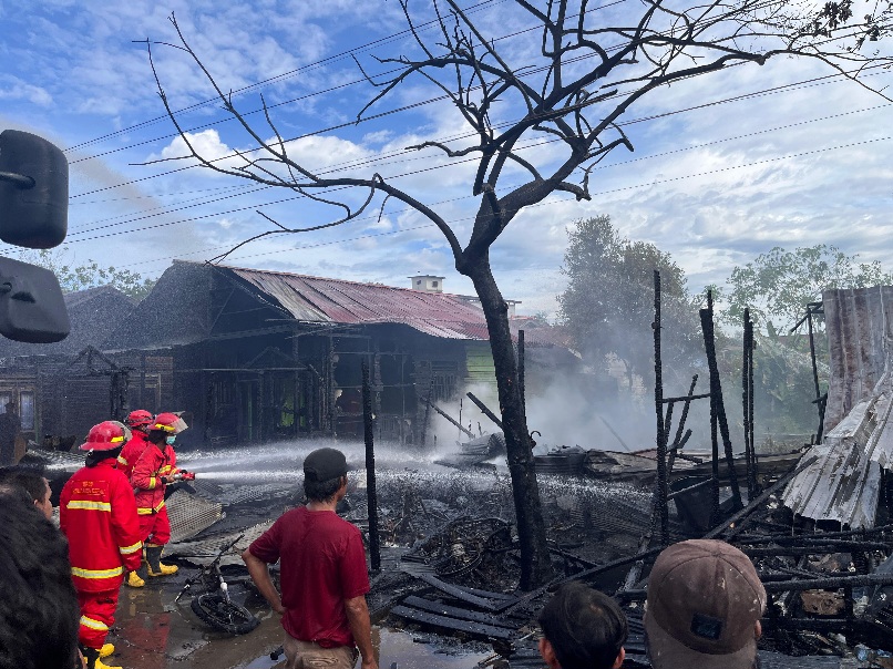 Api Mengamuk di Sambaliung, Korsleting Busi Diduga Picu Kebakaran