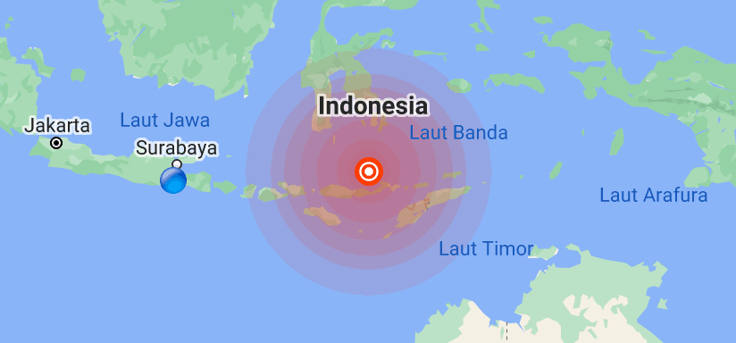 Gempa Bumi Berkekuatan M 5,1 Mengguncang Sabu Raijua NTT