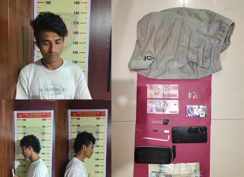 Pernah Dipenjara 5 Tahun, Pria di Sebulu Kembali Ditangkap karena Sabu