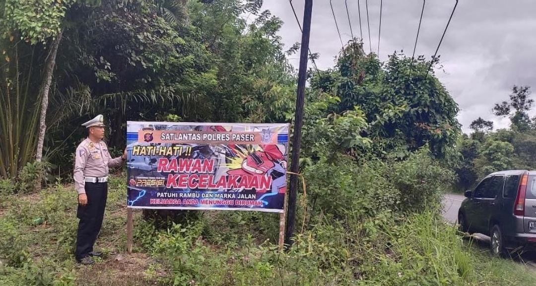 Kasus Laka Lantas di Paser Naik, Polres Ungkap Penyebabnya