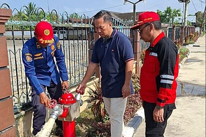 Hadapi Ancaman Kemarau Ekstrem, Disdamkarmat Berau Lakukan Pengecekan Kelayakan Hidran