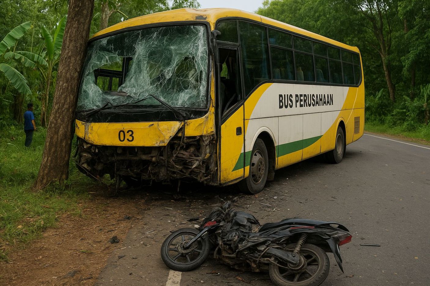 Wabup Kutim Soroti Lakalantas Libatkan Bus Perusahaan, Diusulkan Masuk Ketagori Kecelakaan Kerja