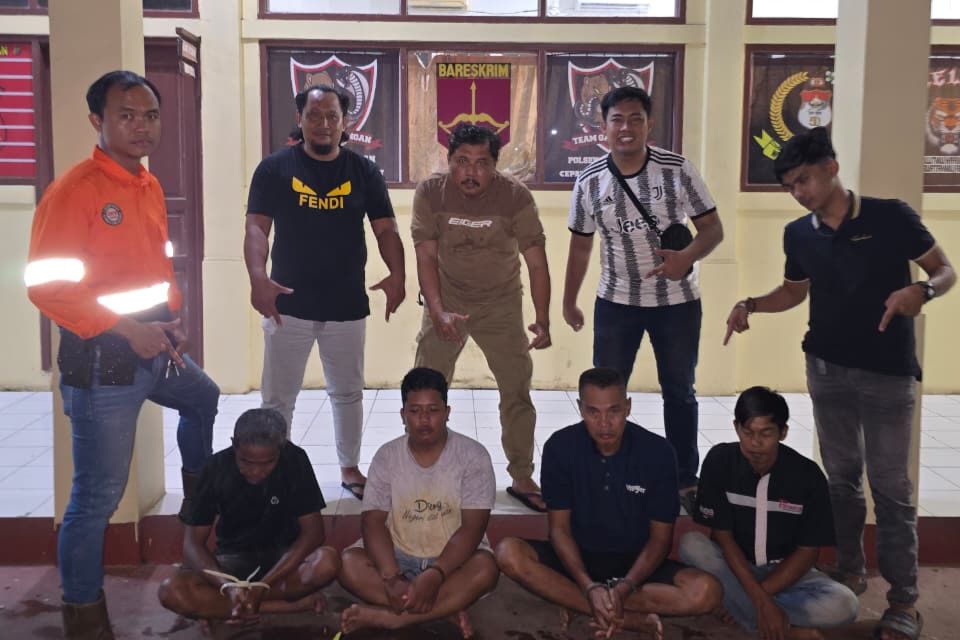 Komplotan Pencuri Genset Tower Disikat Tim Garangan Polsek Loa Janan, Hasil Curian Dijual ke Surabaya