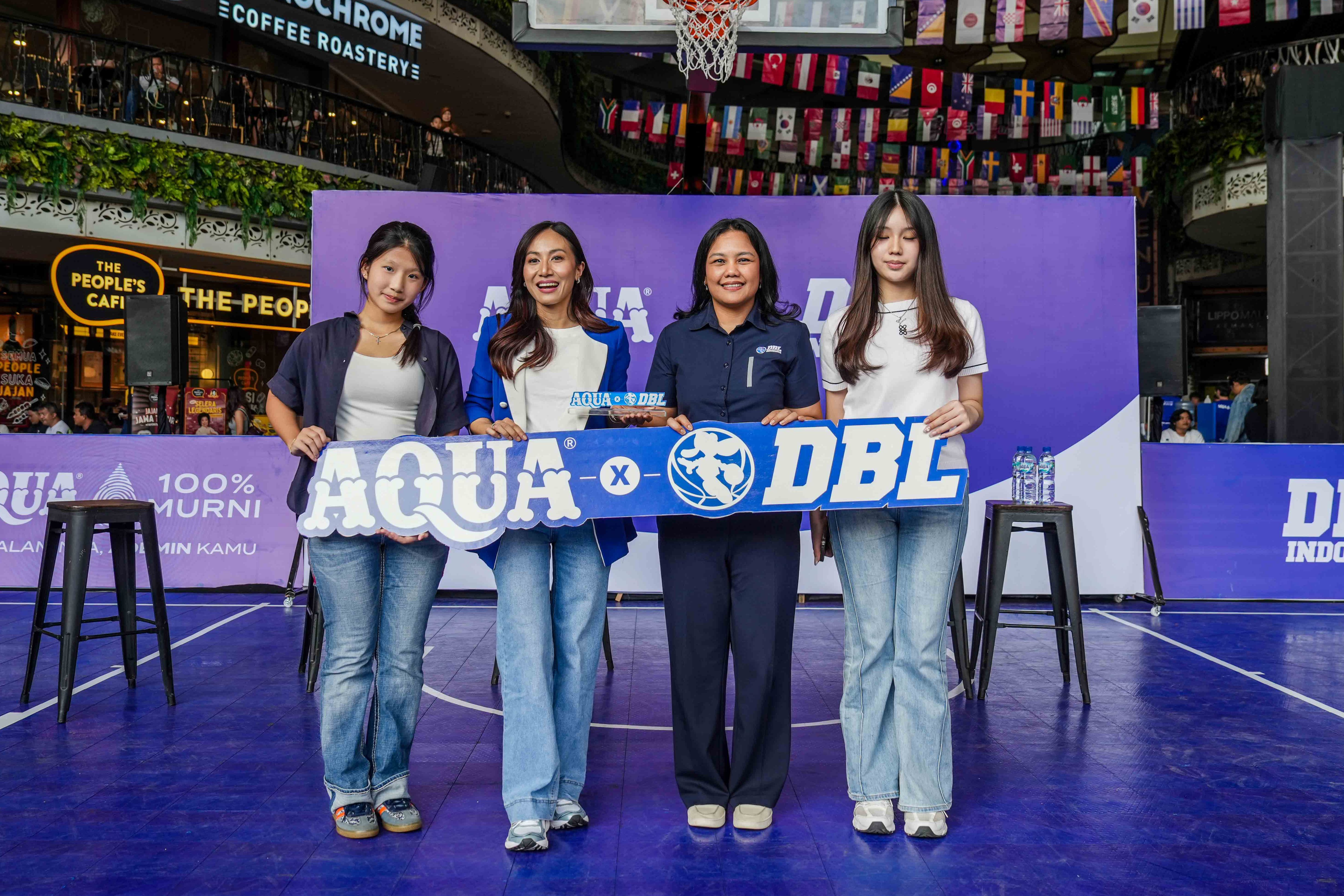 AQUA Jadi Hydration Partner Resmi DBL Indonesia, Dukung Performa Generasi Muda