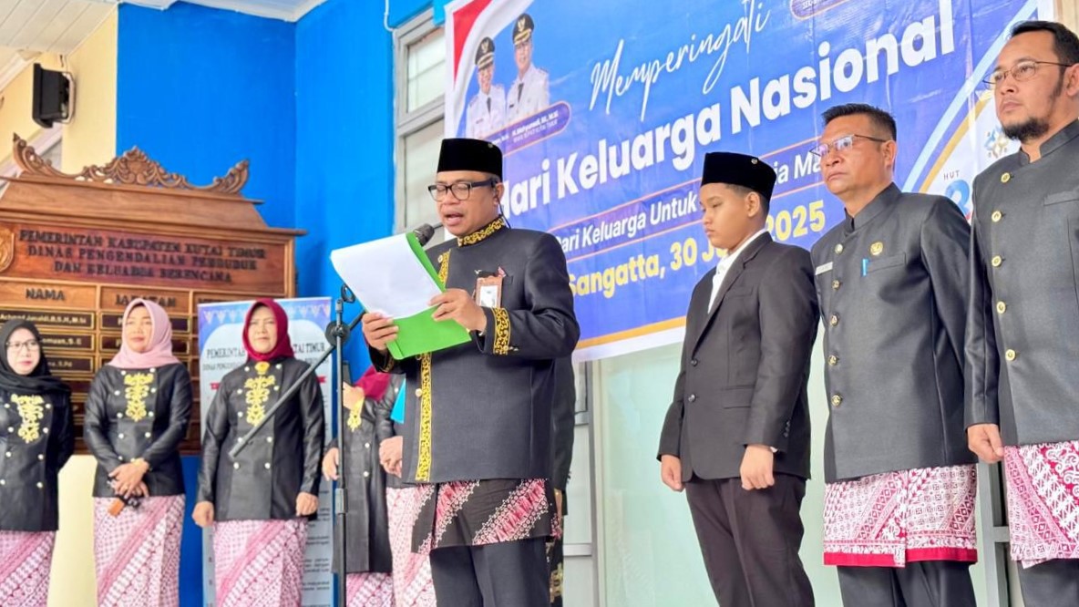 DPPKB Kutim Gelar Upacara Harganas ke-32 Tahun, Semangat Bangun Bangsa dari Keluarga