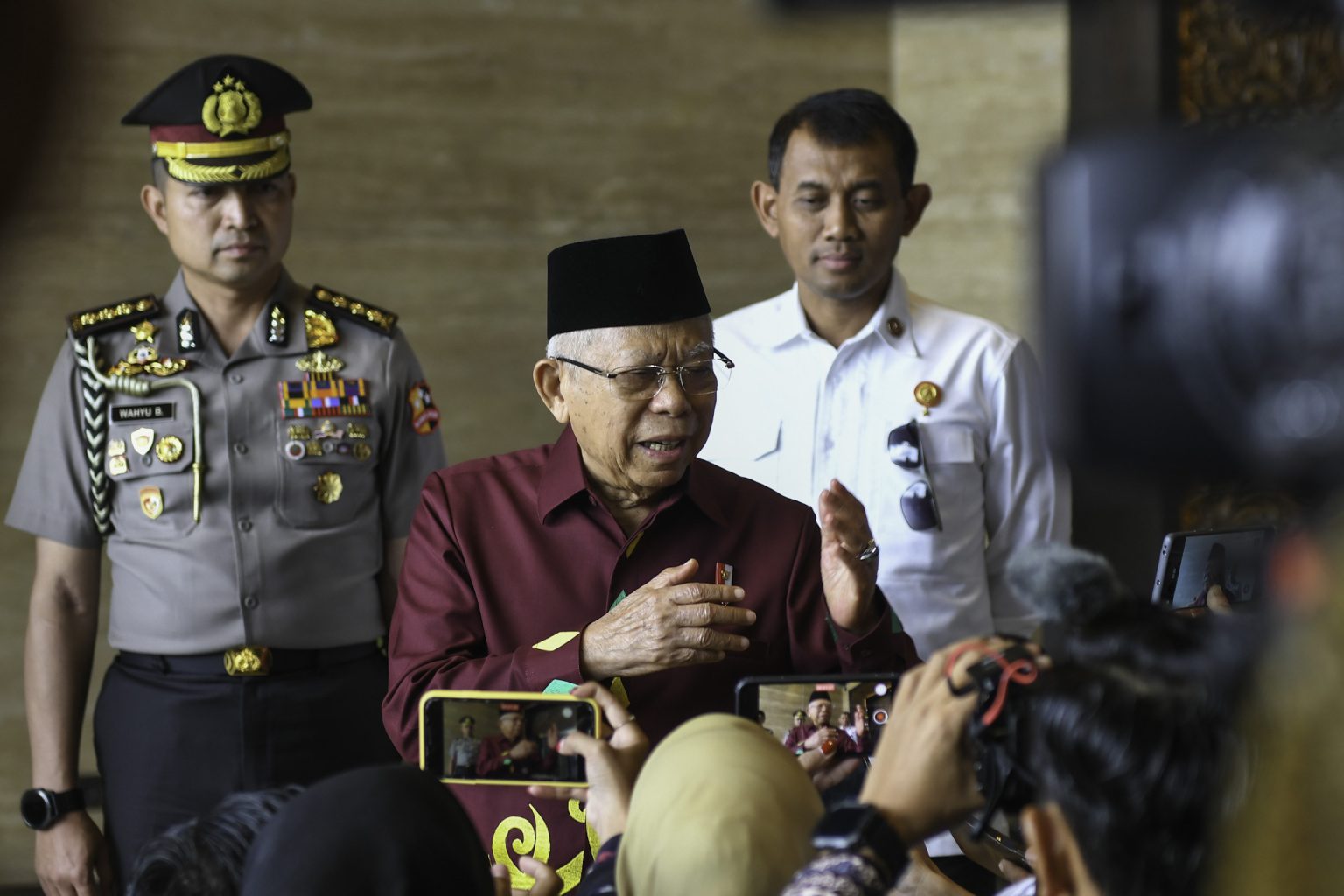 Wapres Ma’ruf Amin Bahagia Atas Capaian Kinerja Kabinet Indonesia Maju