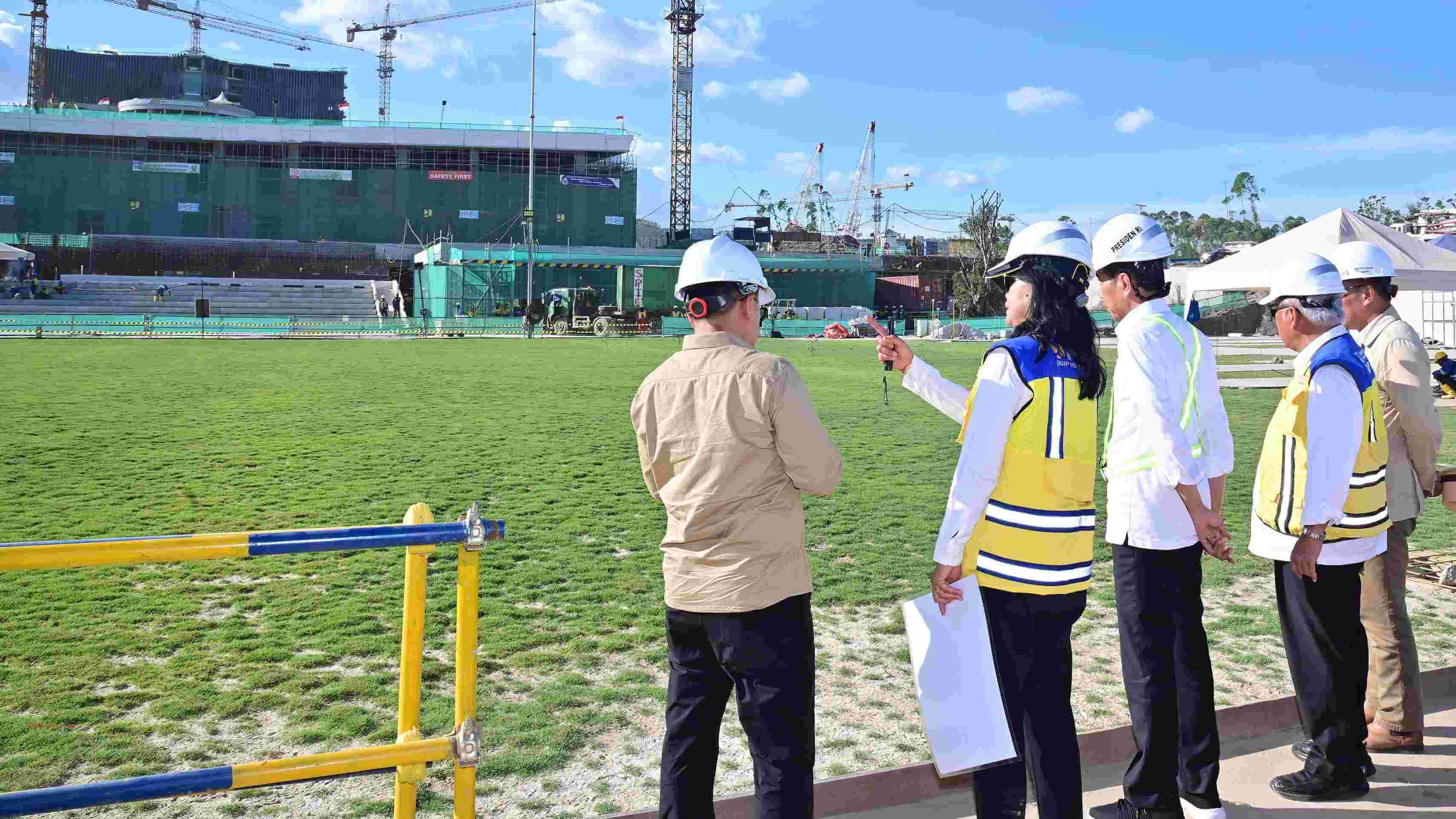 Lapangan Upacara di Istana IKN Rampung, Persiapan HUT RI Sudah 90 Persen