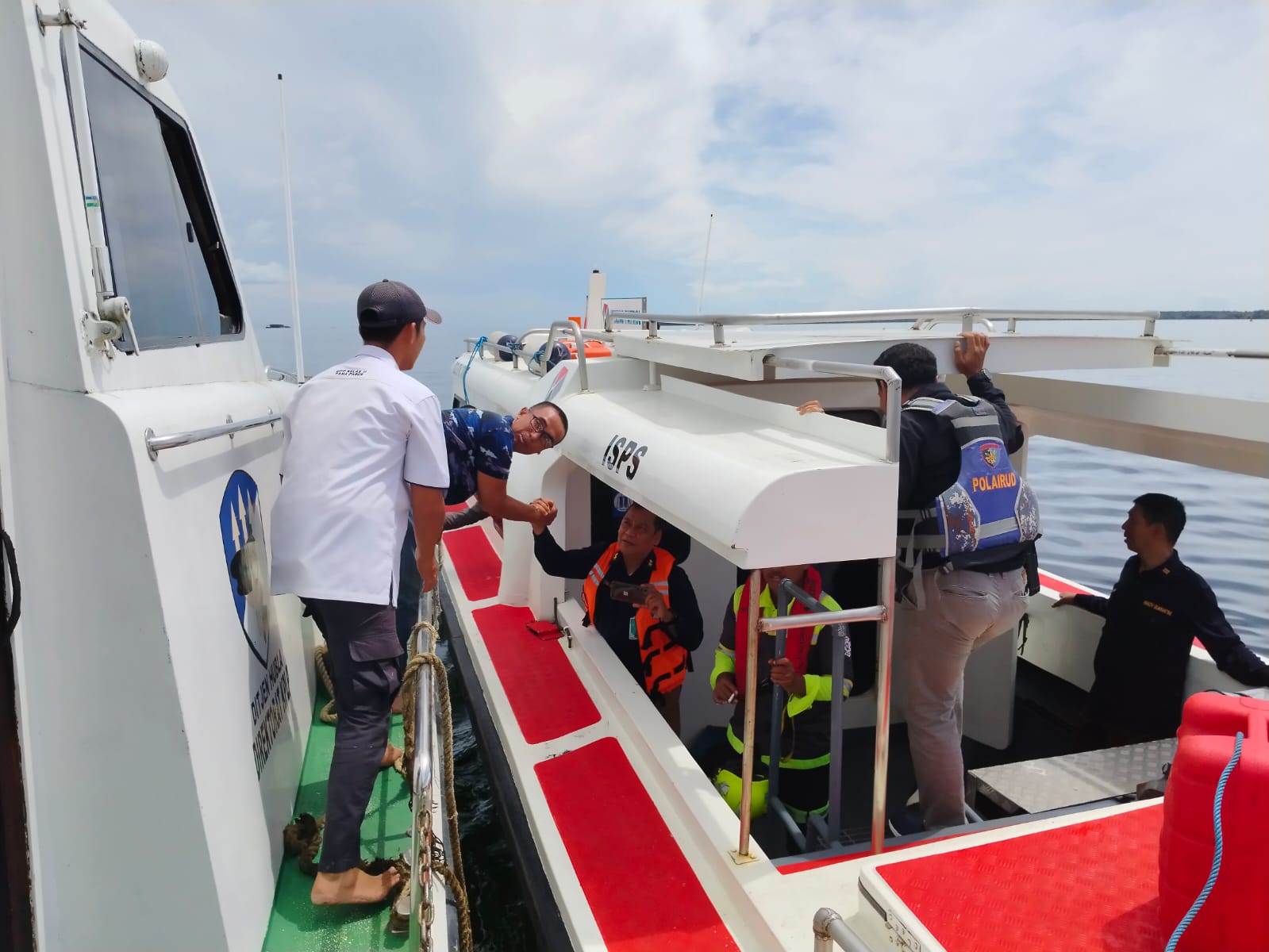 Speed Boat BKK Kelas I Balikpapan Bocor di Perairan Adang Bay saat Bertugas