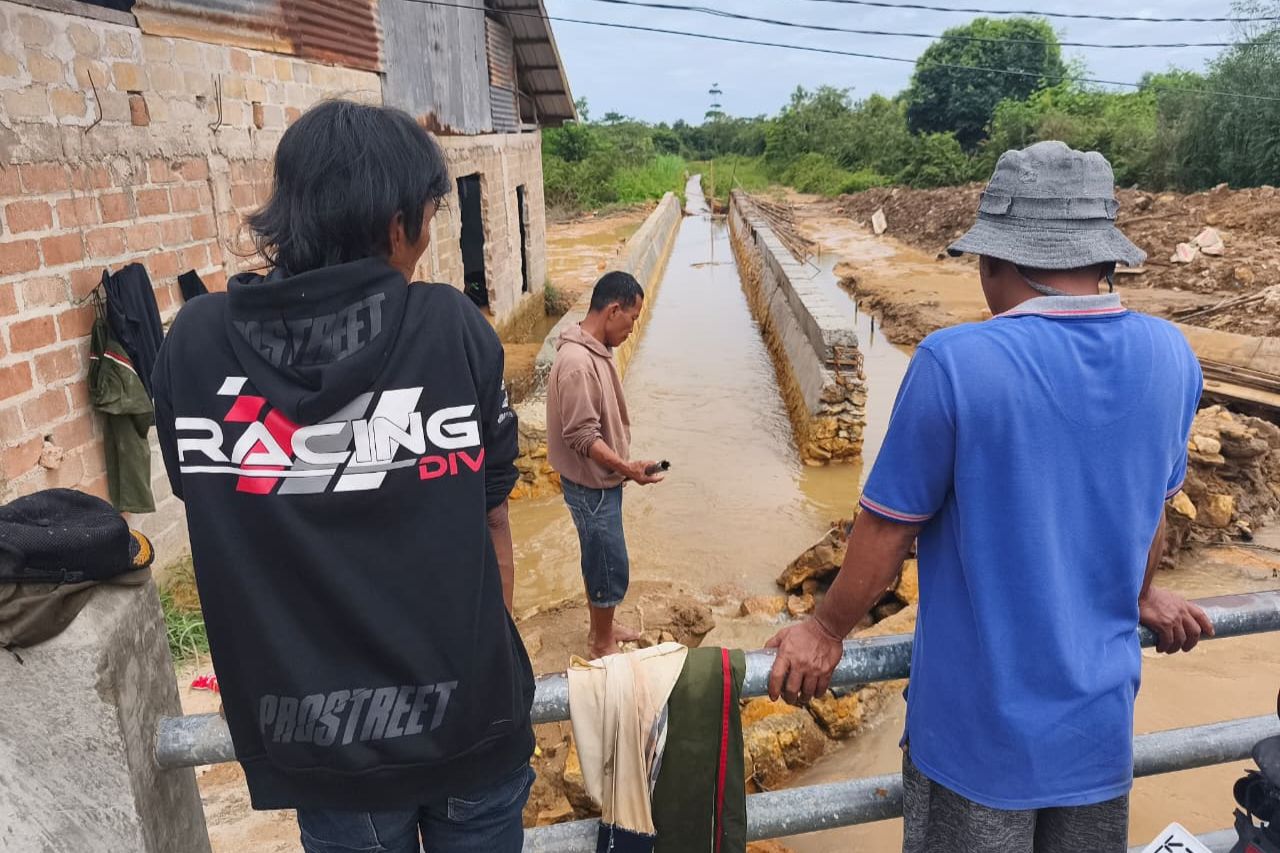Proyek Drainase Belum Rampung, Air Meluap ke Rumah Warga di Bontang
