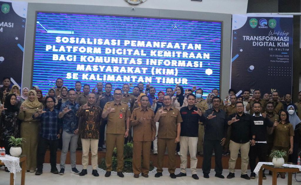 Diskominfo Provinsi Kaltim dan Diskominfo Kukar Gelar Workshop Transformasi Digital 