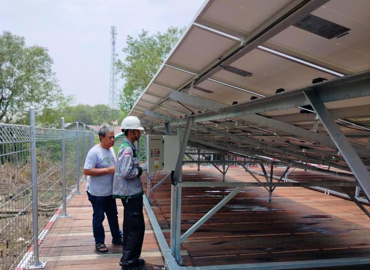 PLTS Komunal Dibangun di Desa Persiapan Tanjung Berukang, Terangi 160 Rumah