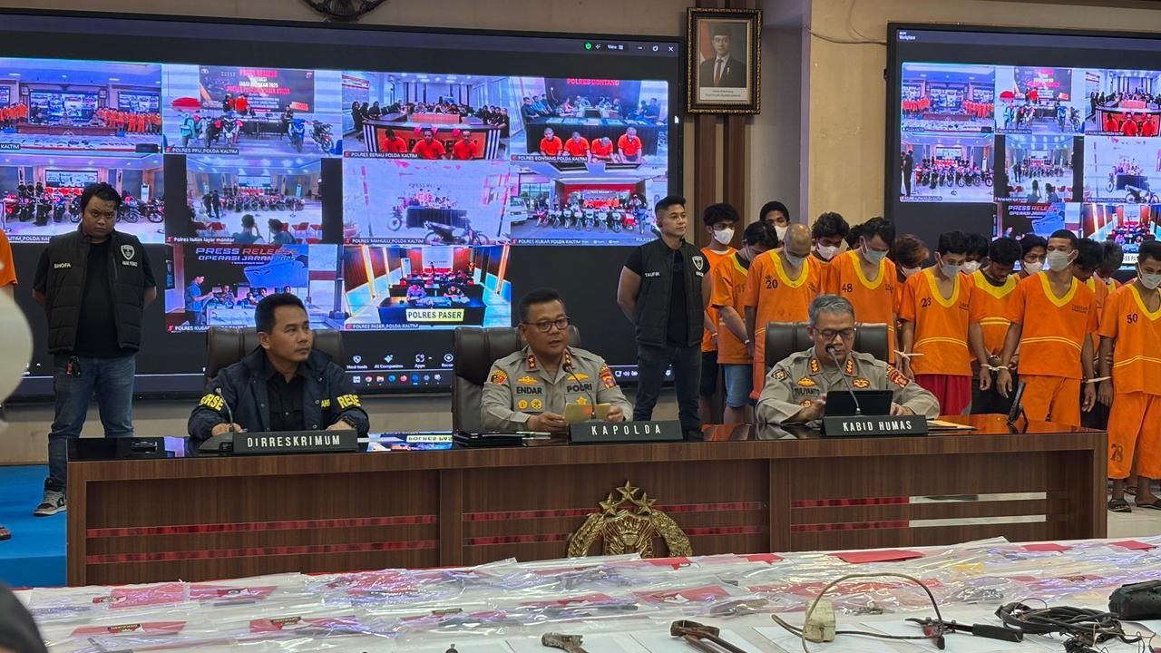 Curanmor Lintas Provinsi Jadi Atensi Polda Kaltim, 95 Tersangka Diringkus dalam 20 Hari Operasi