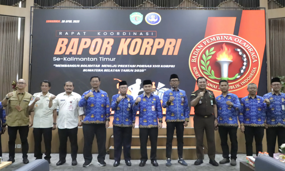 BAPOR KORPRI Kaltim Gelar Rakor Persiapan Hadapi PORNAS KORPRI 2025