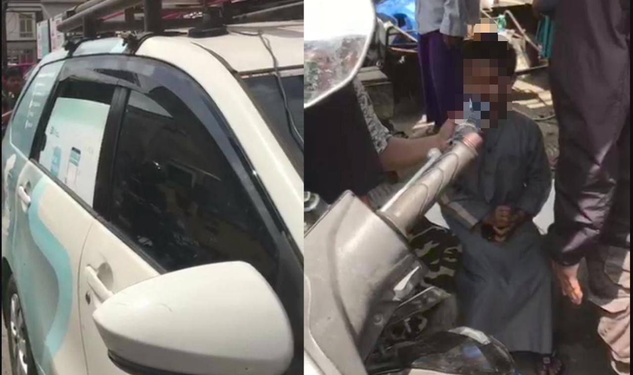 Viral, Bocah Lima Tahun di Samarinda Nekat Bawa Mobil PLN Hingga Menabrak Kendaraan Lain