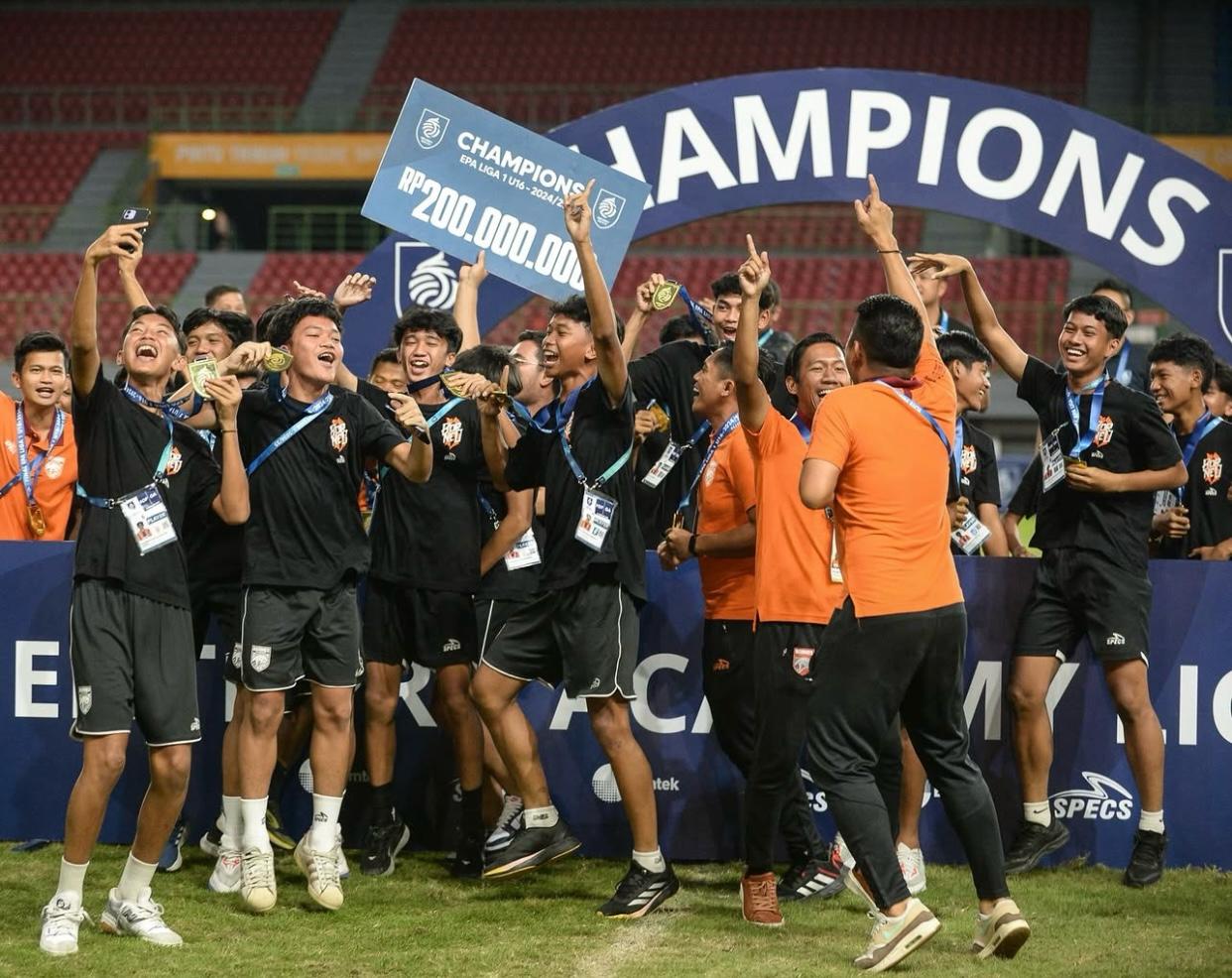 Kalahkan Persebaya Surabaya, Borneo FC Muda Juara Elite Pro Academy Liga 1 U-16
