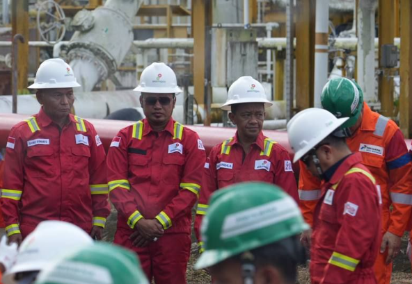 Gubernur Kaltim Dampingi Menteri ESDM Tinjau Terminal Senipah