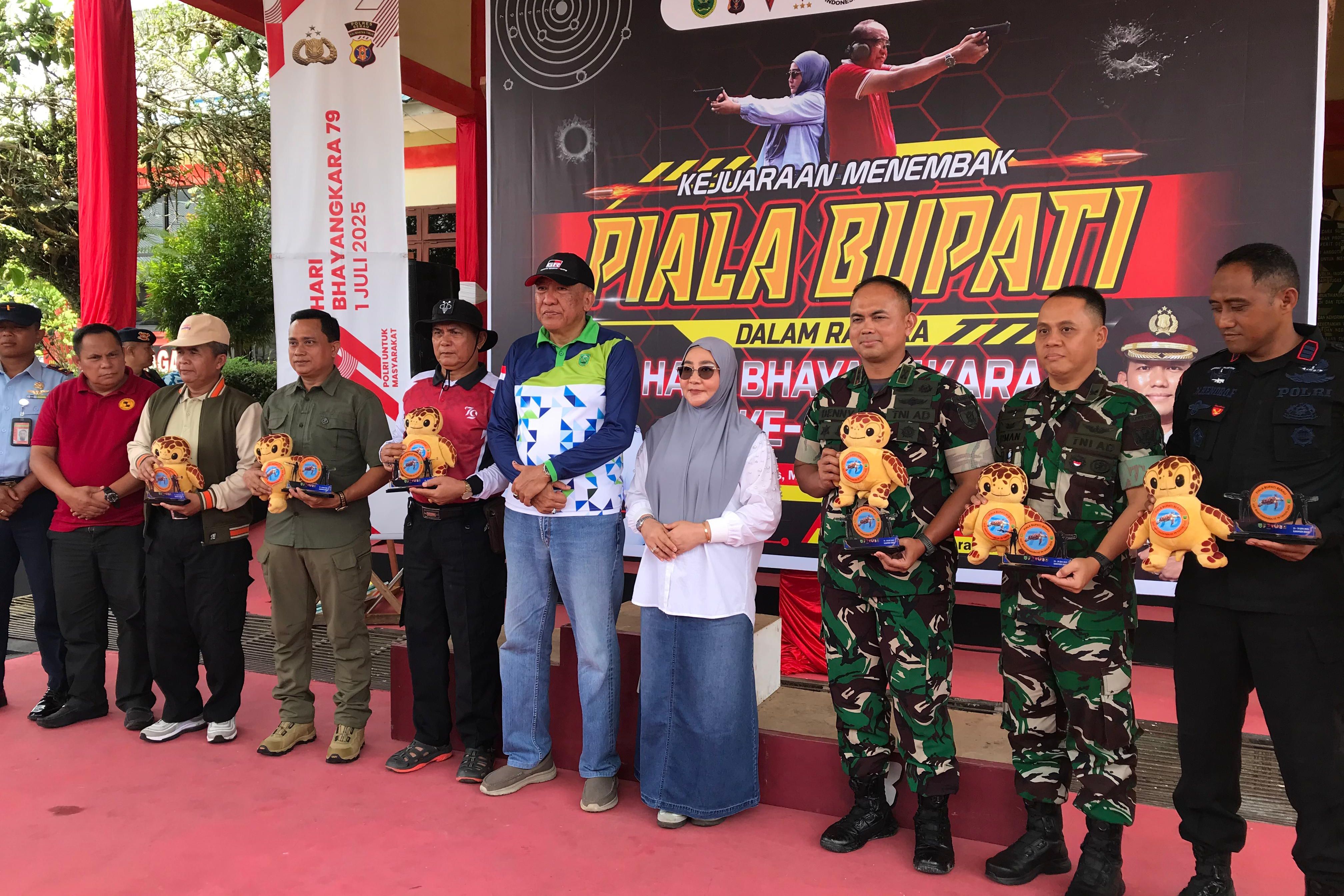 Yonif Raider 600/Modang Balikpapan Kuasai Peringkat Teratas Kejuaraan Menembak Piala Bupati Berau 2025