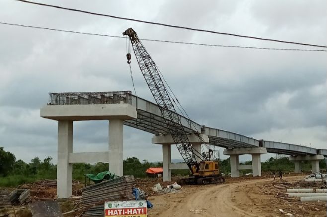 Pembangunan Jembatan Sebulu Kukar Terus Berlanjut, Berharap Dukungan Anggaran dari Pusat