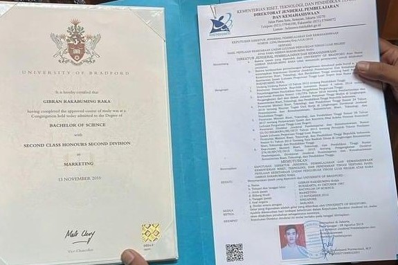 IPK 2,3 Jadi Trending Topik, Foto dan Ijazah Diduga Milik Gibran Beredar