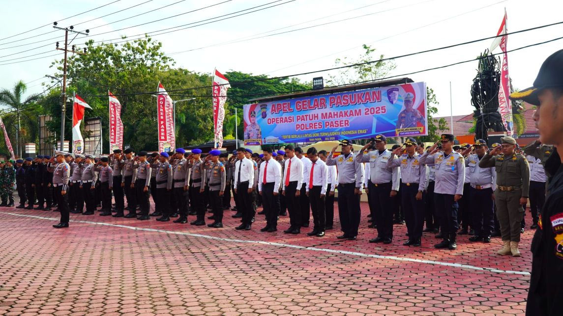 Ops Patuh Mahakam 2025 di Paser Dimulai, Sasar 7 Pelanggaran Prioritas