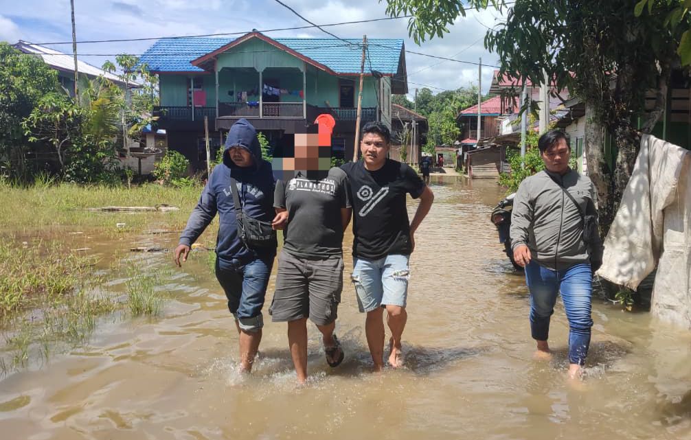 Polsek Long Bagun Meringkus 1 Orang Terduga Pelaku Kasus Bom Molotov