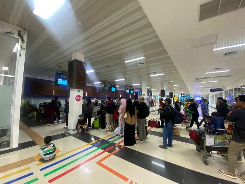 Penumpang Melonjak hingga 1.000 Orang Per Hari, Bandara Kalimarau Siaga Penuh Hadapi Nataru