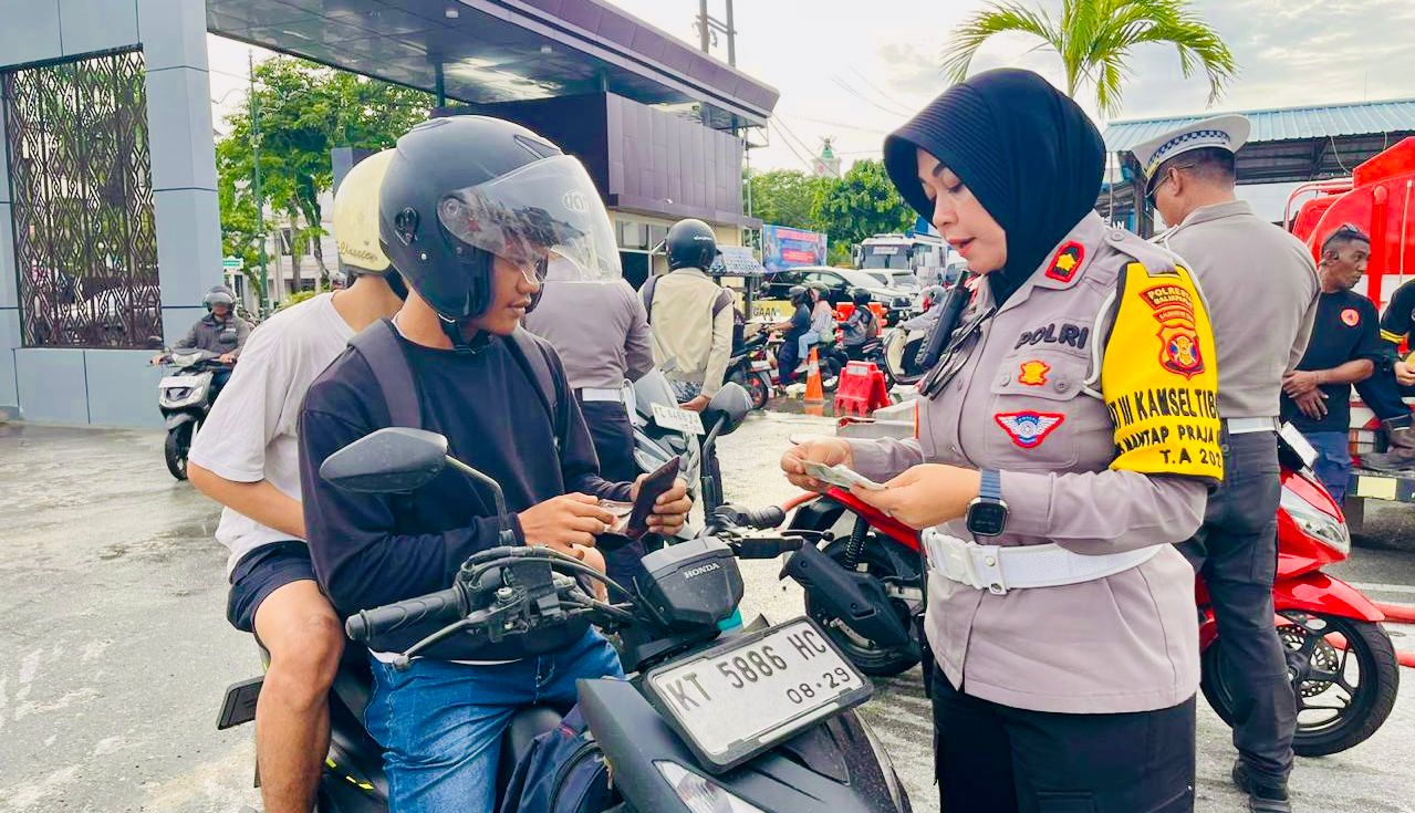 Puluhan Pelanggar Lalu Lintas di Balikpapan Ditindak, Dua Kendaraan Disita Satlantas