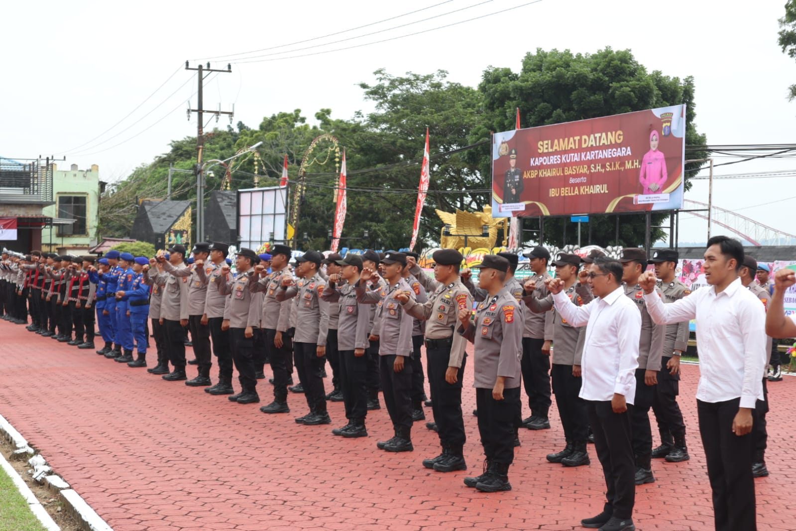550 Personel Gabungan Disiagakan pada Festival Erau 2025, Terapkan Pengamanan Berlapis